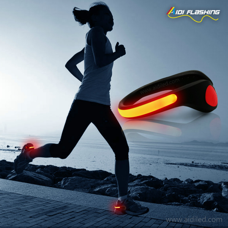 Led Shoe Clip CR2032 Supported Safety Gear Running Light up Shoe Light Clip Promotional Products