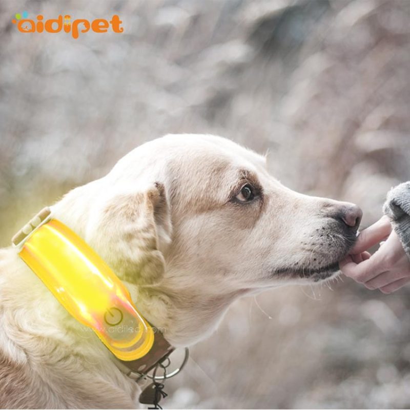 NIght Safety Dog Collar pet collar cover light Led Illuminated Dog Accessory Light Dog Leash Collar Harness Light