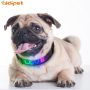 Factory Price Pet Collar Leather Print Led Dog Collar For Super Market And Gift Shop