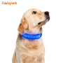 Custom Luxury Personalized Logo Adjustable Pu Pet Led Dog Collar Wholesale APP Control Flashing Dog Collar