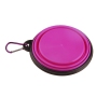 Eco-friendly Dog Bowl Collapsible Portable Travel Dog Bowl with Hook Lightweight Pet Food Bowl