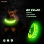 Pet Waterproof USB Rechargeable LED Dog Collar Night Safety Flashing Pet Supplies Dog Accessori