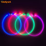 AIDI FLASHING Dog Led Collar USB Rechargeable for Night Safety Light up Led Dog Collar and Leash