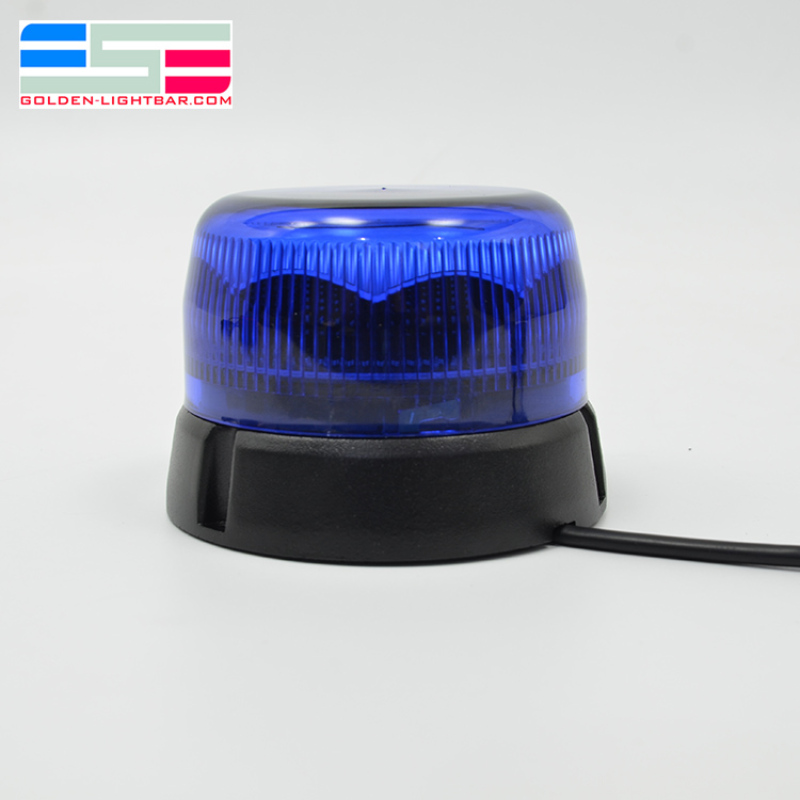 Police blue 12v Magnetic LED Strobe Warning Beacon Lamp