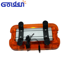Tow Truck LED Magnetic amber halogen rotator warning mini lightbar with alley light