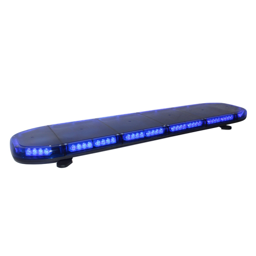 Military trucks emergency top mounted blue warning light bar for security vehicles