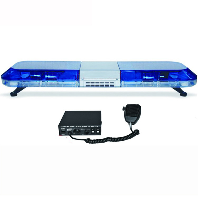 DC12v clignotant bleu 3w prix usine LED barre lumineuse de véhicule d'urgence feux d'ambulance et sirène à vendre