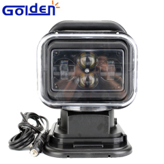 Remote control 360 degree rotation 12V spot led search light for boat marine offroad Driving searching