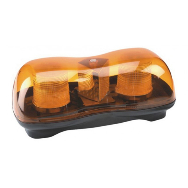 Mini barre lumineuse rotative d'avertissement de barre lumineuse orange d'urgence pour la sécurité routière