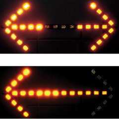 Luz indicadora de dirección de tráfico Barra de flecha LED