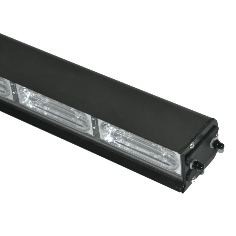 Factory Directly double-deck amber white led traffic advisor light bar with cheapest price