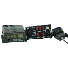 Sirène d'amplification d'alarme compacte électronique de police avec panneau de commande de tableau de bord