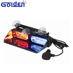 Windschutzscheiben-Dash-Saugnapfhalterung LED-Sicherheitsauto-Visierlicht-Warnblitzlichter Rot Blau