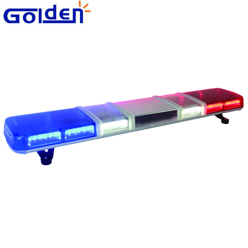 Vehículo de emergencia de 1 metro, luz de barra de baliza de advertencia estroboscópica azul de policía intermitente usada