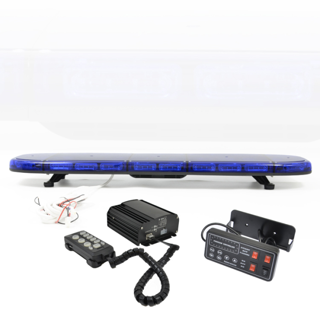 High Power 50Inch Public Security Fire Vehicle Emergency Tow Truck Warning Slim Police Strobe Car Led Lightbar With Siren