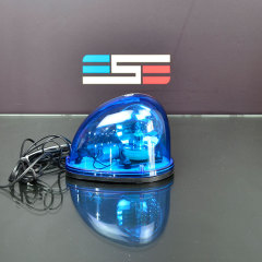 Ambulancia azul Pequeño halógeno estroboscópico magnético advertencia de emergencia baliza de caracol luz giratoria automática