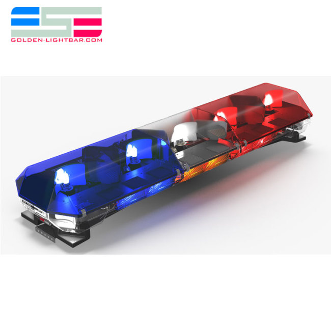LED Ambulance Vehicle Warning Light Bars Amber Double Color LED Warning Police Led Roof Light Bar
