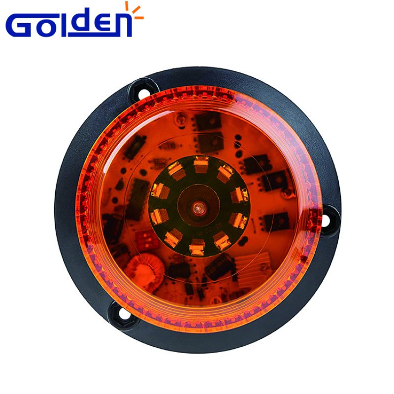 Marine LED magnetic mount flashing revolving strobe beacon light with dome cover