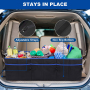 Car Trunk Organizer for Front or Backseat with Insulated Cooler Storage