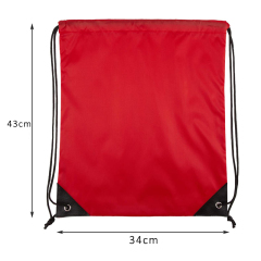 Wholesale Promotional Custom Waterproof Gym Draw String Polyester Bags Sport Nylon Backpack Drawstring Bag