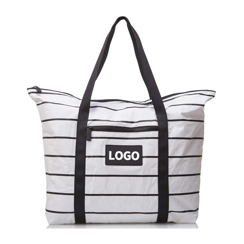 ECO Friendly Material custom logo reusable shopping bags light dupont tyvek paper grocery bag