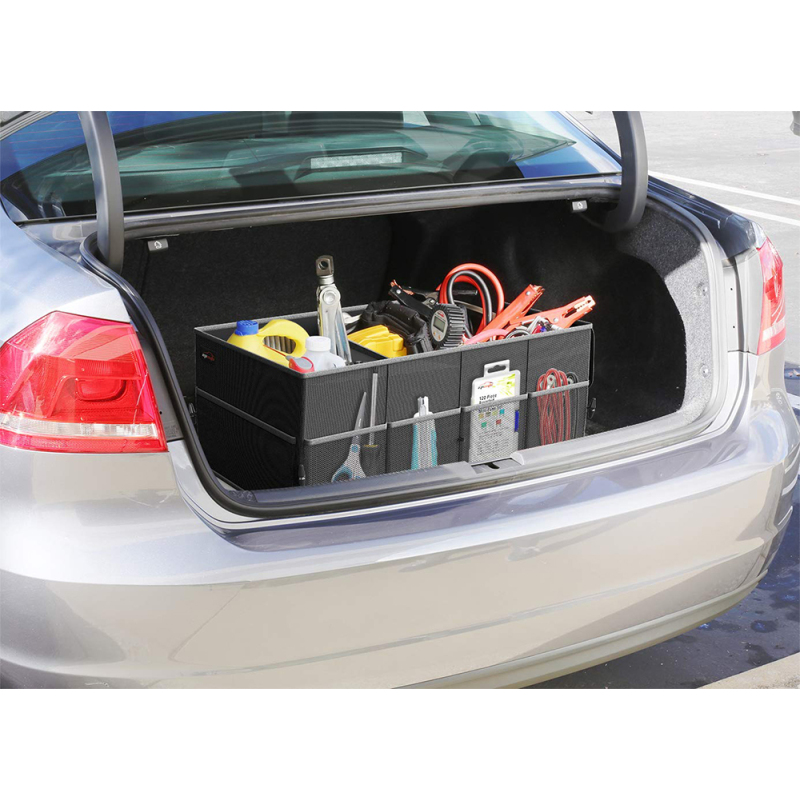 Heavy Duty Reusable Foldable Car Trunk Organizer With Your Own Logo
