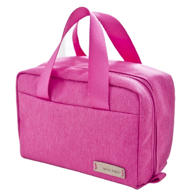 Wholesale Custom Logo Printed Waterproof Makeup bags Zipper Closure Travel Cosmetic Bag