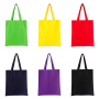 Customized Promotional Wholesale Cheap Reusable Cotton Canvas Shopping Handle Tote Bags