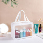 Women Travel Storage Bag Toiletry Organize Waterproof PVC Cosmetic Bag Portable Transparent MakeUp Bag