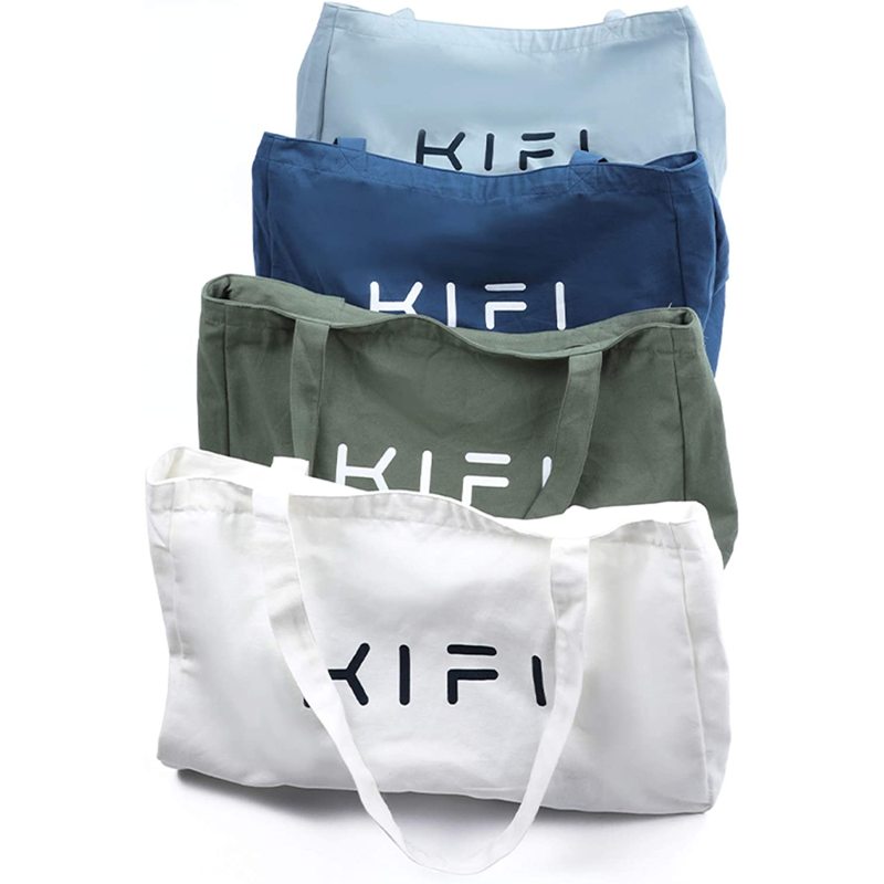 Custom Logo Cloth Shopper Standard Size 100% Cotton Bag
