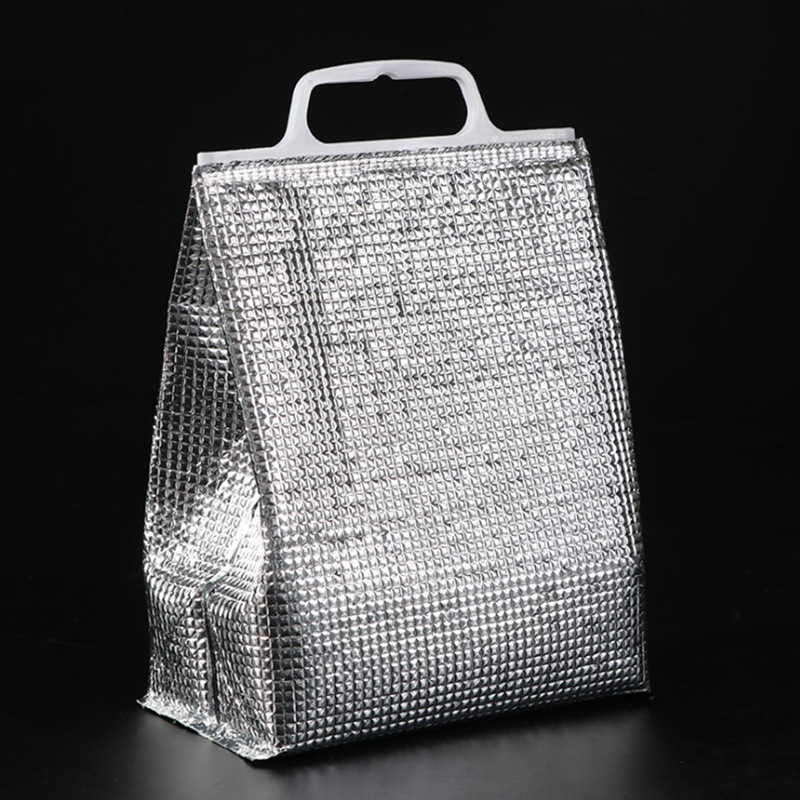 Low Moq Reusable Cheap Aluminum Foil Insulation Delivery Hot Cold Takeaway Lunch Cooler Bag