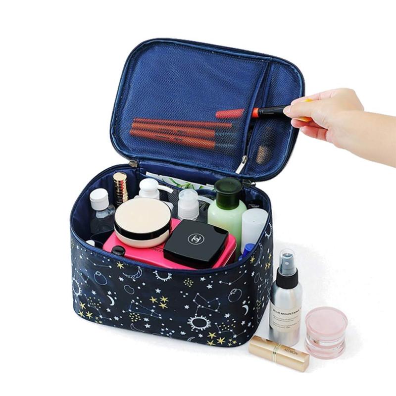 Makeup Brush Holder Travel Makeup Bag for Women Cosmetic Bags Stand-up Brush Cup Professional Makeup Artist Storage Organizer