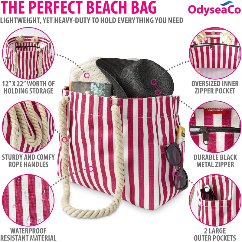 Customized promotional Custom Logo Printing Large Capacity Shoulder large Canvas Beach Tote Bag