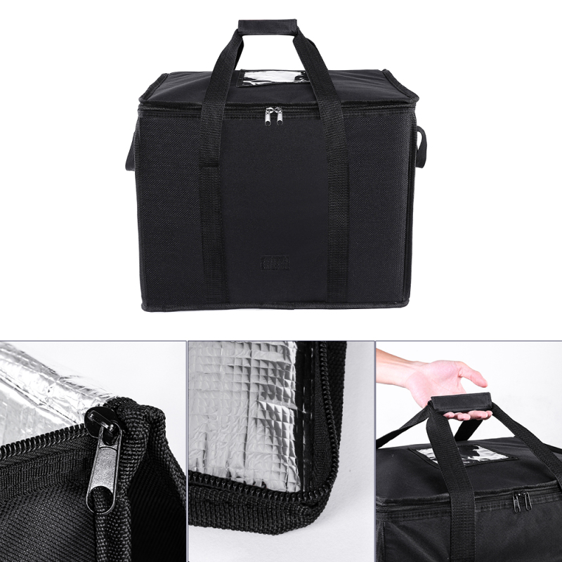Hot Sell Foldable Solar Energy Cooler Bags Aluminium Delivery Bag