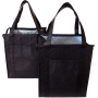 High quality custom large insulated non woven tote grocery shopping bag cooler bag