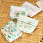 Organic travel cotton canvas cosmetic bag brushes makeup bag with zipper