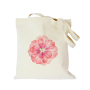 Eco Friendly Reusable Fashion Design Foldable Flower Print Custom Color Canvas Cotton Fabric Organic Tote Bag