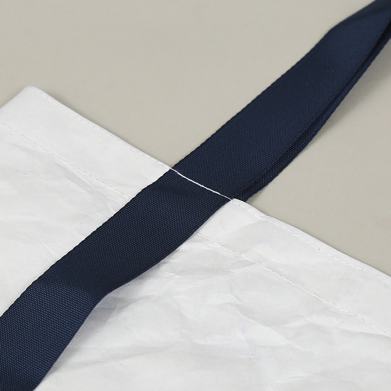 Light tear-resistant Tyvek paper Dupont washed paper tote bag logo printing