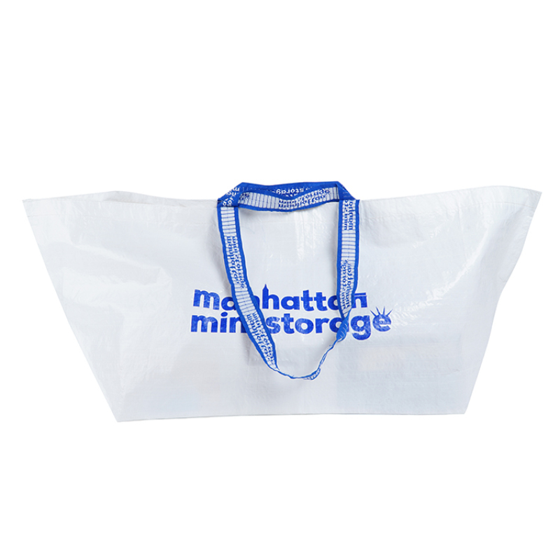 Factory Supply Wholesale Monochrome Waterproof Reusable Pe Woven Bag