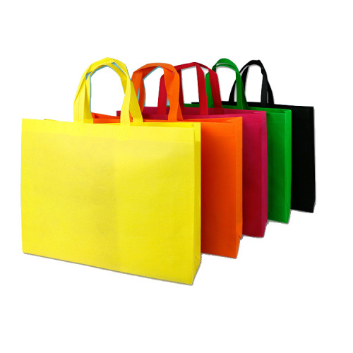 Eco friendly  promotional grocery bag tote bags with custom printed logo Non Woven Bag