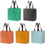 Customized printing large reusable shopping tote bag recyclable laminated pp woven bag