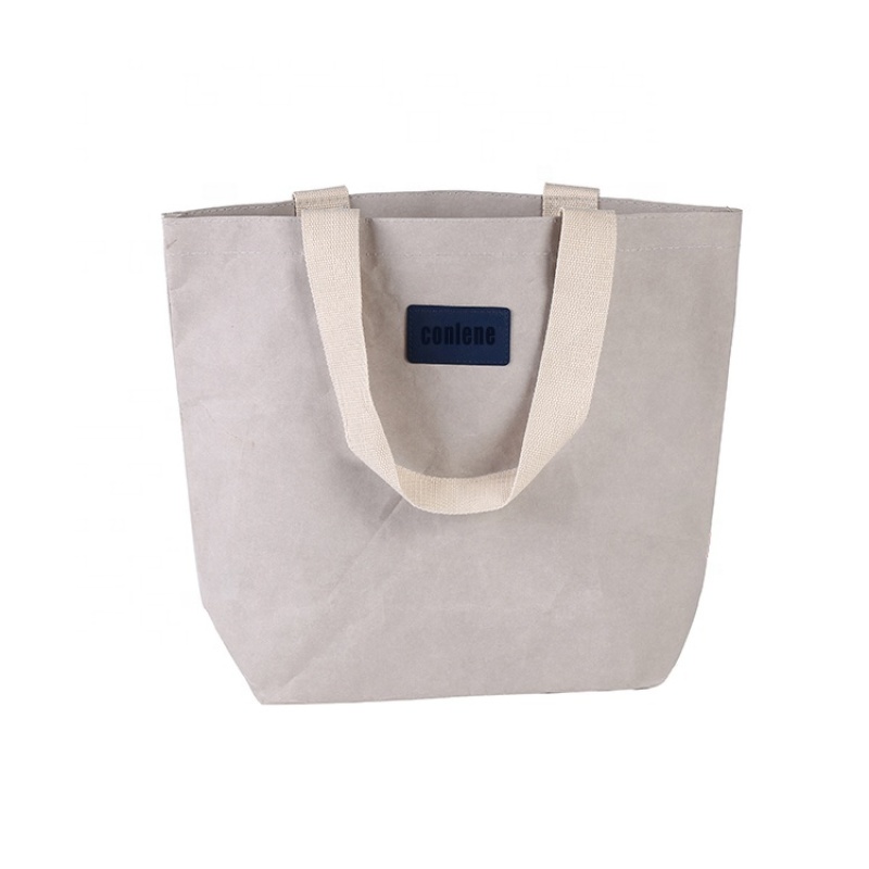 Factory supply superior quality recycle washable paper bag with different colors
