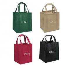 Wholesale custom cheap logo printing non woven shopping bag low price ecological bag