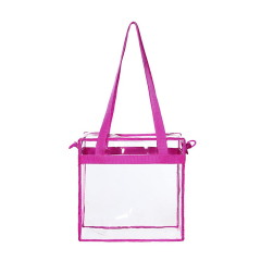 Women Handbags Waterproof Clear Transparent Pvc Plastic Ladies Tote Bag