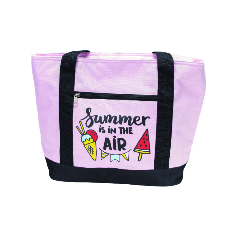 Pink Print Thermal Insulation Bag Cooler Bag New Design Functional Cooler Bag
