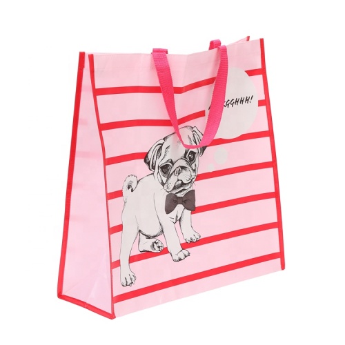 China manufacturer personalize cartoon printed reusable nonwoven shopping bag