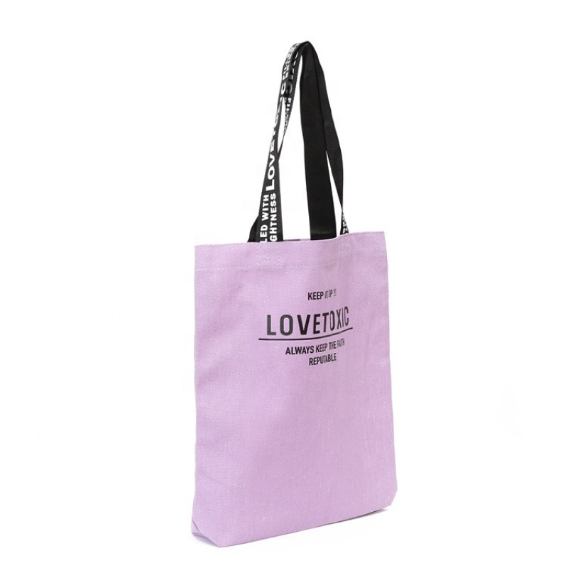 China Manufacturer Promotional Customized Printed Brand Logo Cotton Tote Shopping Bag