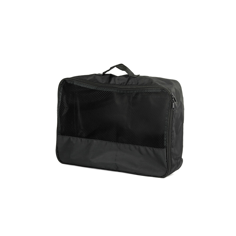 Cosmetic Bag Black Mesh Makeup Brush Bag Luxury Travel Customized Logo Makeup Bag