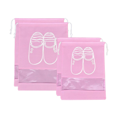 Water Resistant Nylon Drawstring Backpack String Dust Bag Custom Travel Shoe Packaging Bags