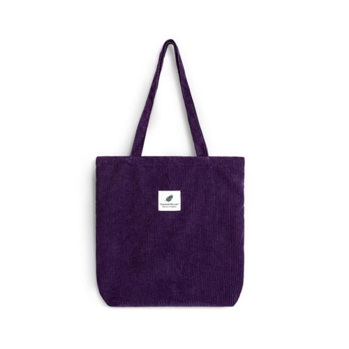 Women Solid Corduroy Shoulder Bags Shopping Bag Tote Package Crossbody Bags Purses Casual Handbag